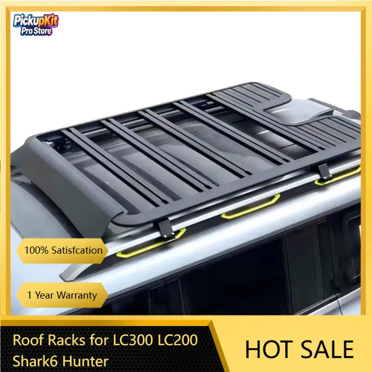 Wholesale OEM Pickup Truck Roof Luggage Rack Platform for LC300 LC200 Shark6 Hunter
Wholesale OEM Pickup Truck Roof Luggage Rack Platform for LC300 LC200 Shark6 Hunter