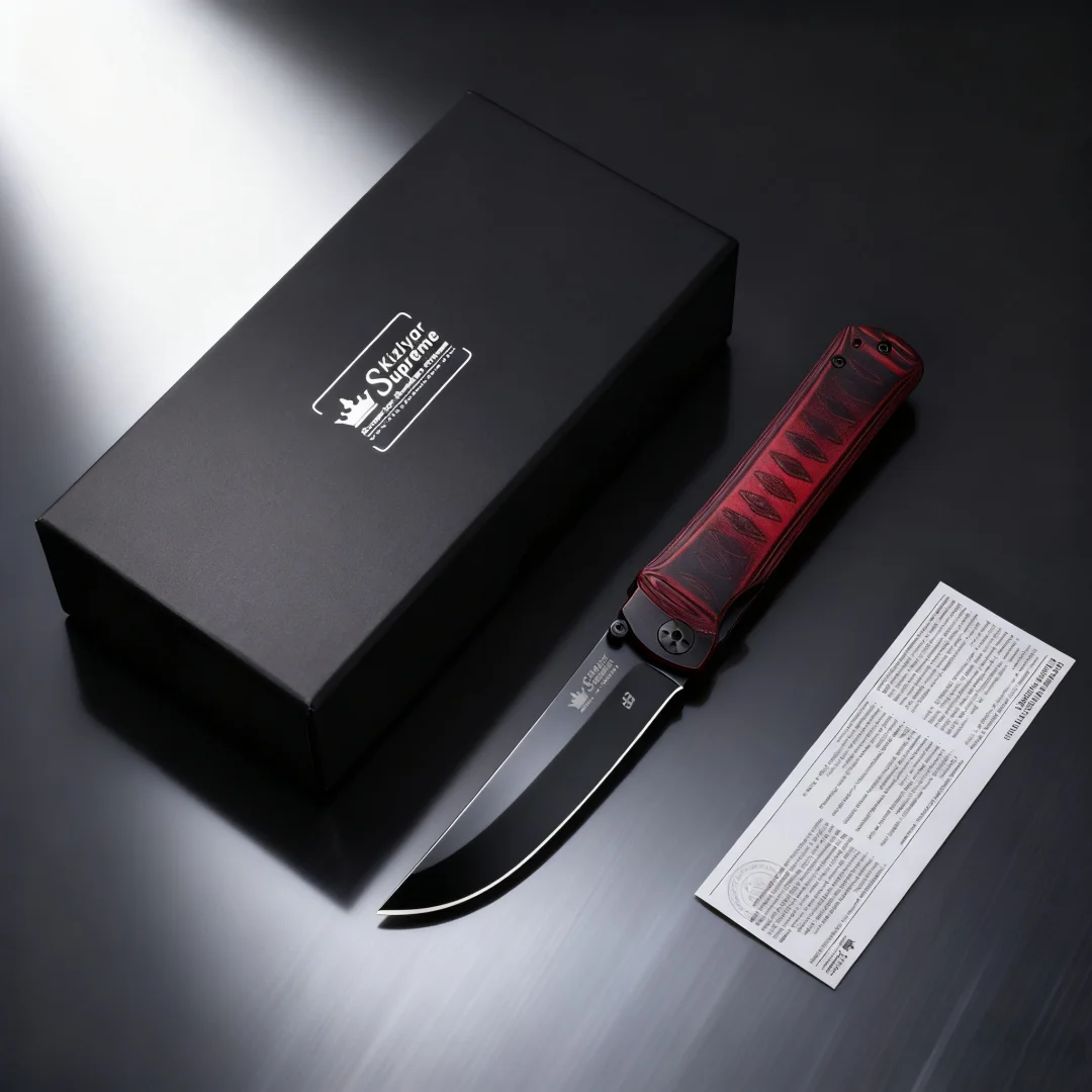 Kizlyar - Crown Whisper - The Whispering Crown, a portable folding knife, made of 9CR18 steel, a unique mini pocket knife
Kizlyar - Crown Whisper - The Whispering Crown, a portable folding knife, made of 9CR18 steel, a unique mini pocket knife