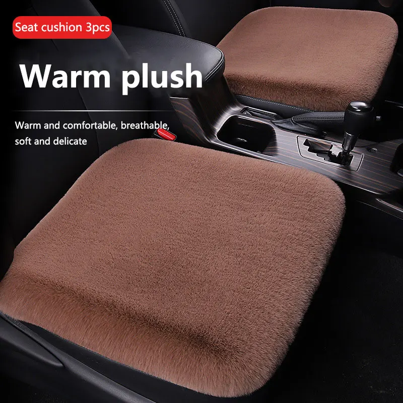 Winter Plush Rabbit Fur Car Seat Cushion Winter Warmth Thickened Wool One Piece Square Cushion For Main Driver Or Co-pilot
Winter Plush Rabbit Fur Car Seat Cushion Winter Warmth Thickened Wool One Piece Square Cushion For Main Driver Or Co-pilot