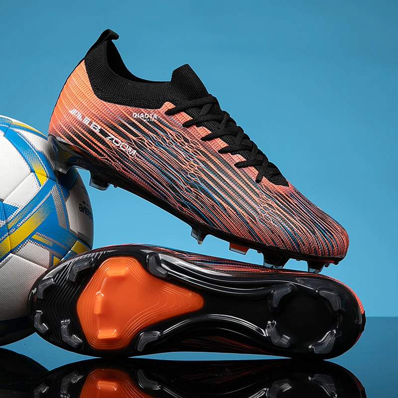 Breathable Mesh Upper Football Cleats High Top Ankle Support Non Slip Studs Outdoor Lawn Soccer Training Match Shoes
Breathable Mesh Upper Football Cleats High Top Ankle Support Non Slip Studs Outdoor Lawn Soccer Training Match Shoes