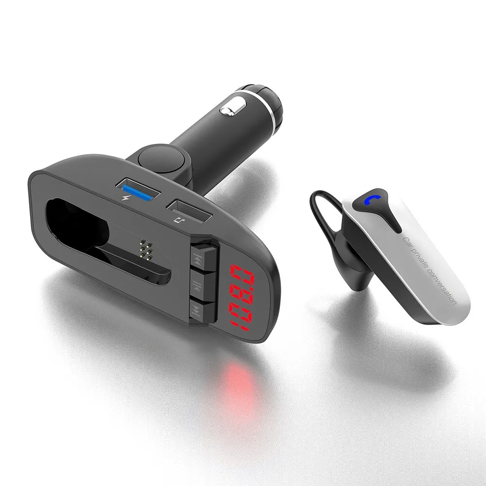 Car Bluetooth earphones MP3 player U disk Wireless headset TF card car charger speakerphone
Car Bluetooth earphones MP3 player U disk Wireless headset TF card car charger speakerphone