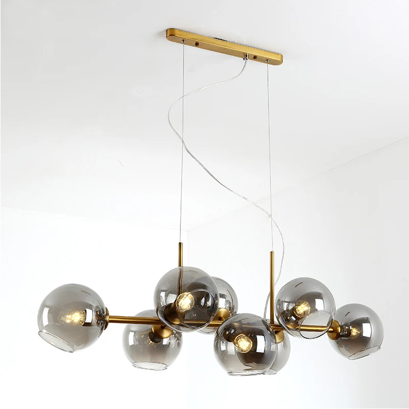 Postmodern Art Glass Ball Black shade Hanging Chandelier Lighting,Suspension Luminaire Lampen Indoor fixture for Living Room
Postmodern Art Glass Ball Black shade Hanging Chandelier Lighting,Suspension Luminaire Lampen Indoor fixture for Living Room