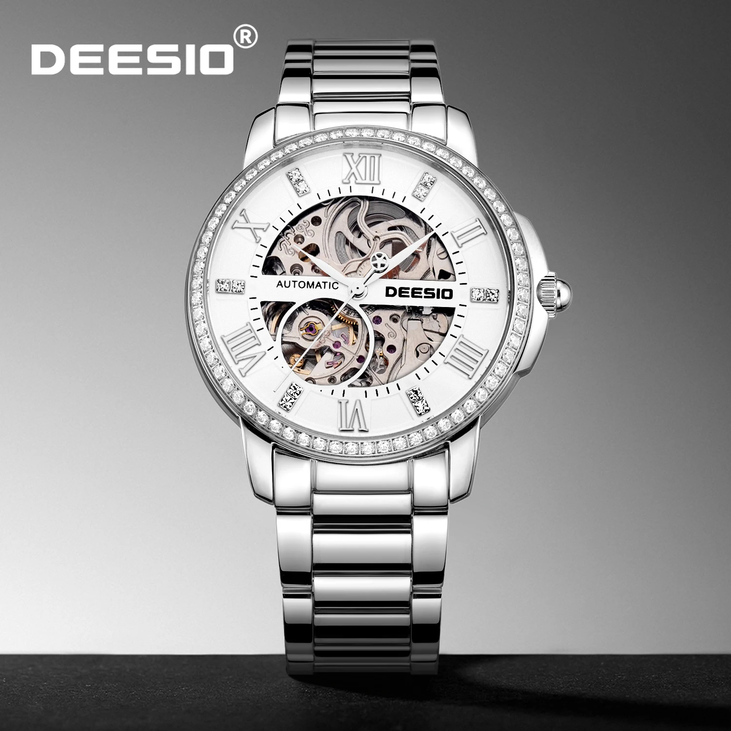 Deesio Mens Automatic Mechanical Watch Stainless Steel Sapphire Crystal 30M Waterproof Business Dress Wristwatch Gift for Men
Deesio Mens Automatic Mechanical Watch Stainless Steel Sapphire Crystal 30M Waterproof Business Dress Wristwatch Gift for Men