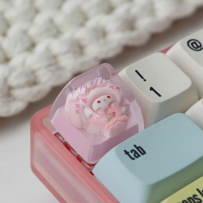 Spot personalized resin Epoxy translucent cute cat keycap cross axis mechanical keyboard keycap single height
Spot personalized resin Epoxy translucent cute cat keycap cross axis mechanical keyboard keycap single height