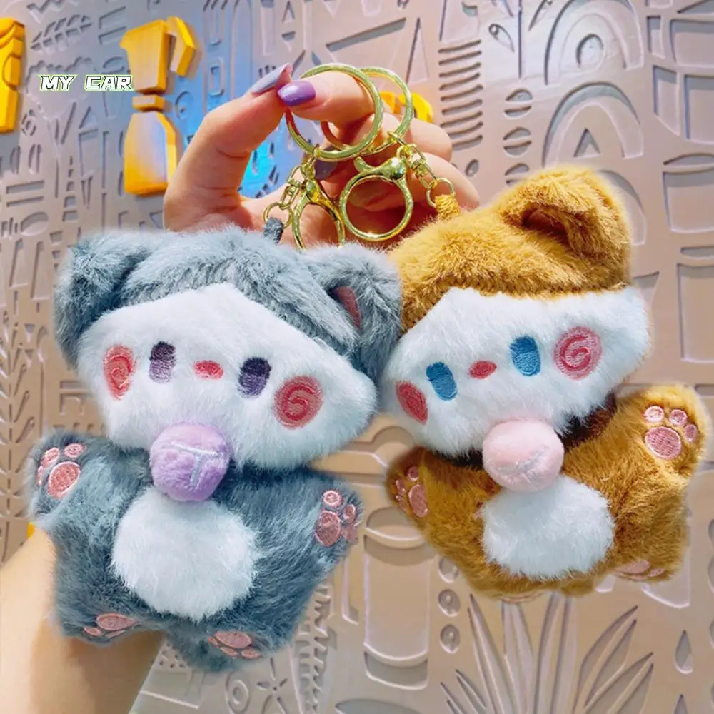 Plush Cat Cartoon Cat Pendant Cute Cartoon Blush Cat Key Chain Creative Backpack Pendant Stuffed Plush Toys Key Ring Bag Decor
Plush Cat Cartoon Cat Pendant Cute Cartoon Blush Cat Key Chain Creative Backpack Pendant Stuffed Plush Toys Key Ring Bag Decor