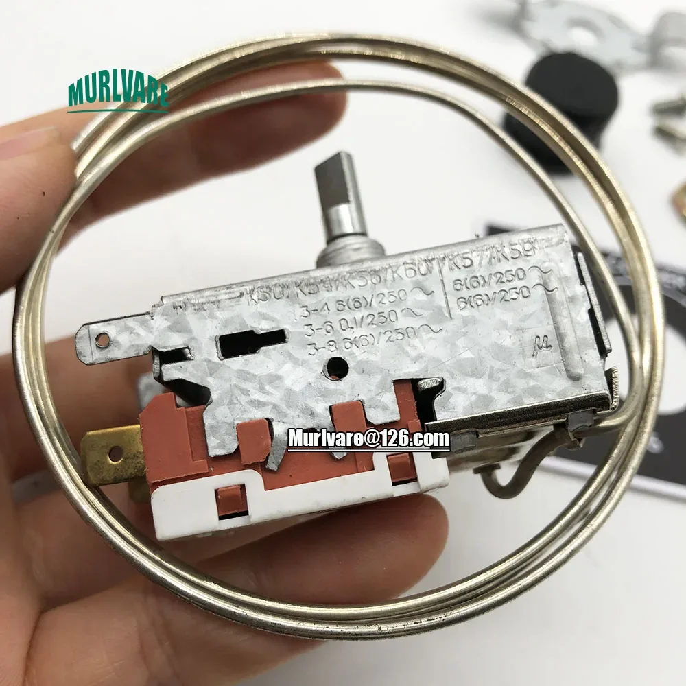 Freezer Temperature Control Switch K59 K50 K54 K56 K60 K57 2 Pin K50-P1126 Thermostat For A10-1053 A10-2502 Replacement
Freezer Temperature Control Switch K59 K50 K54 K56 K60 K57 2 Pin K50-P1126 Thermostat For A10-1053 A10-2502 Replacement