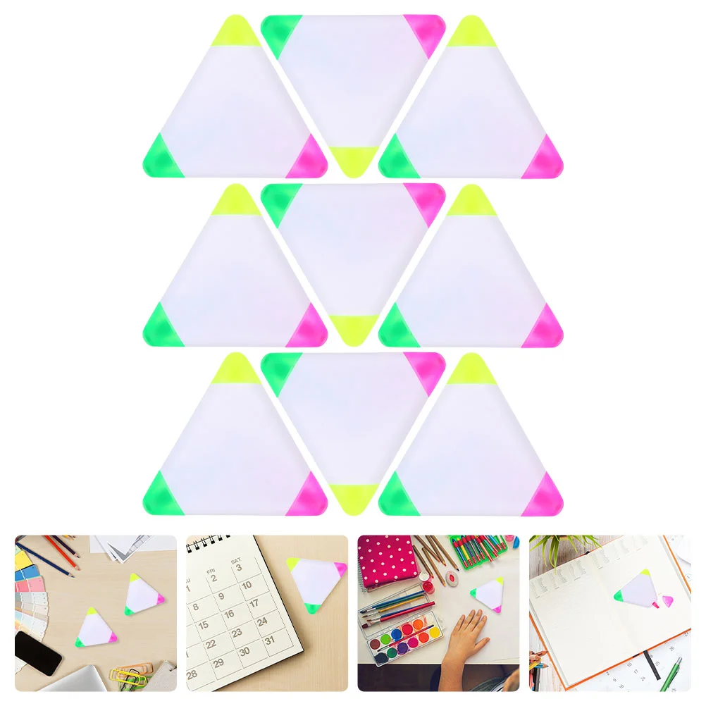 9 Pcs Highlighter Color Pen 3 Triangle Fluorescent Pens Yellow Green Plastic School Home Office Use Dual Tip
9 Pcs Highlighter Color Pen 3 Triangle Fluorescent Pens Yellow Green Plastic School Home Office Use Dual Tip