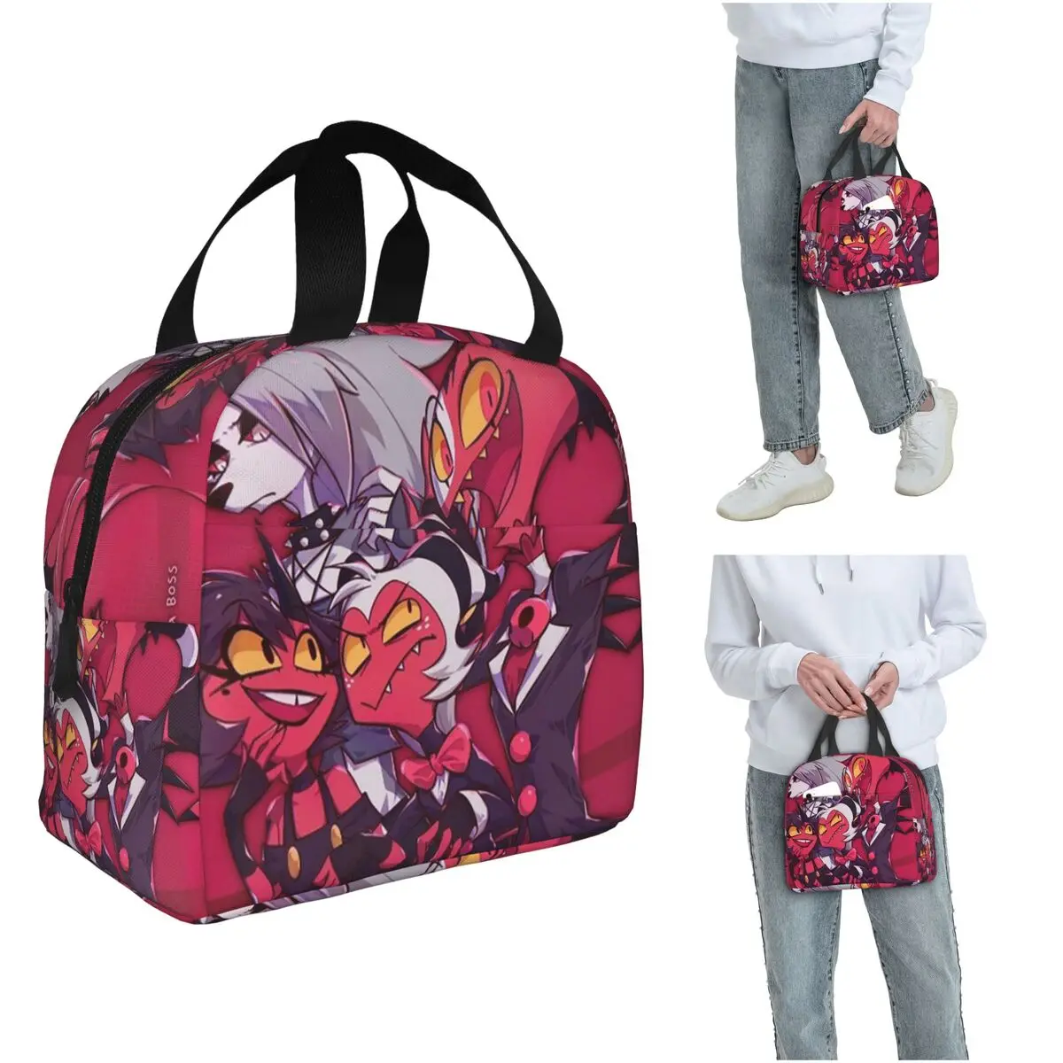 Loona Collage Helluva Boss Anime Insulated Lunch Bag for Kids School Cooler Thermal Food Box Tote Portable Lunch Boxes Container
Loona Collage Helluva Boss Anime Insulated Lunch Bag for Kids School Cooler Thermal Food Box Tote Portable Lunch Boxes Container