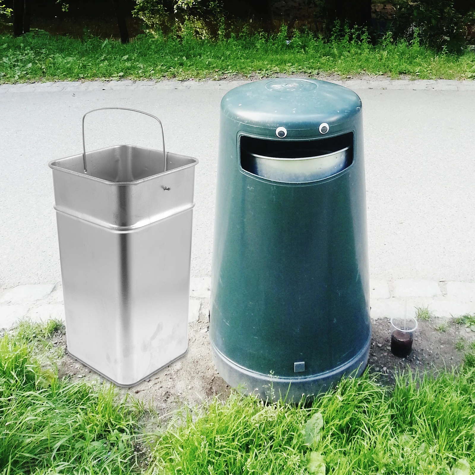 Ведро для мусора из оцинкованного листа 17x17x31 см, мусорный бак большой емкости для дома, офиса, ванной комнаты, металлическое ведро, портативное 
Ведро для мусора из оцинкованного листа 17x17x31 см, мусорный бак большой емкости для дома, офиса, ванной комнаты, металлическое ведро, портативное