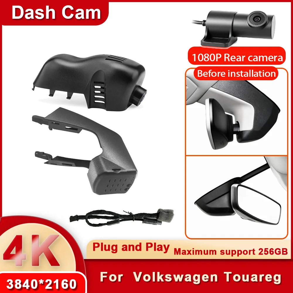 4K UHD Car DVR Dash Cam For VW Volkswagen Touareg Series 2013 to 2025 2160P WiFi Plug and Play Video Recorder APP Control
4K UHD Car DVR Dash Cam For VW Volkswagen Touareg Series 2013 to 2025 2160P WiFi Plug and Play Video Recorder APP Control