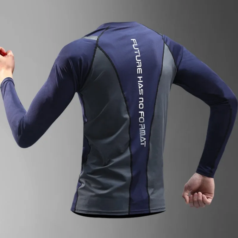 Спортивная футболка для бега, мужская быстросохнущая облегающая футболка для марафона, профессиональный купальник, одежда для фитнеса, осенняя тренировочная одежда с длинными рукавами
Спортивная футболка для бега, мужская быстросохнущая облегающая футболка для марафона, профессиональный купальник, одежда для фитнеса, осенняя тренировочная одежда с длинными рукавами