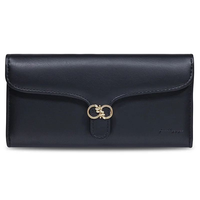 New women's long wallet solid color buckle folding multi-functional simple fashion all-match multiple card slots certificate han
New women's long wallet solid color buckle folding multi-functional simple fashion all-match multiple card slots certificate han
