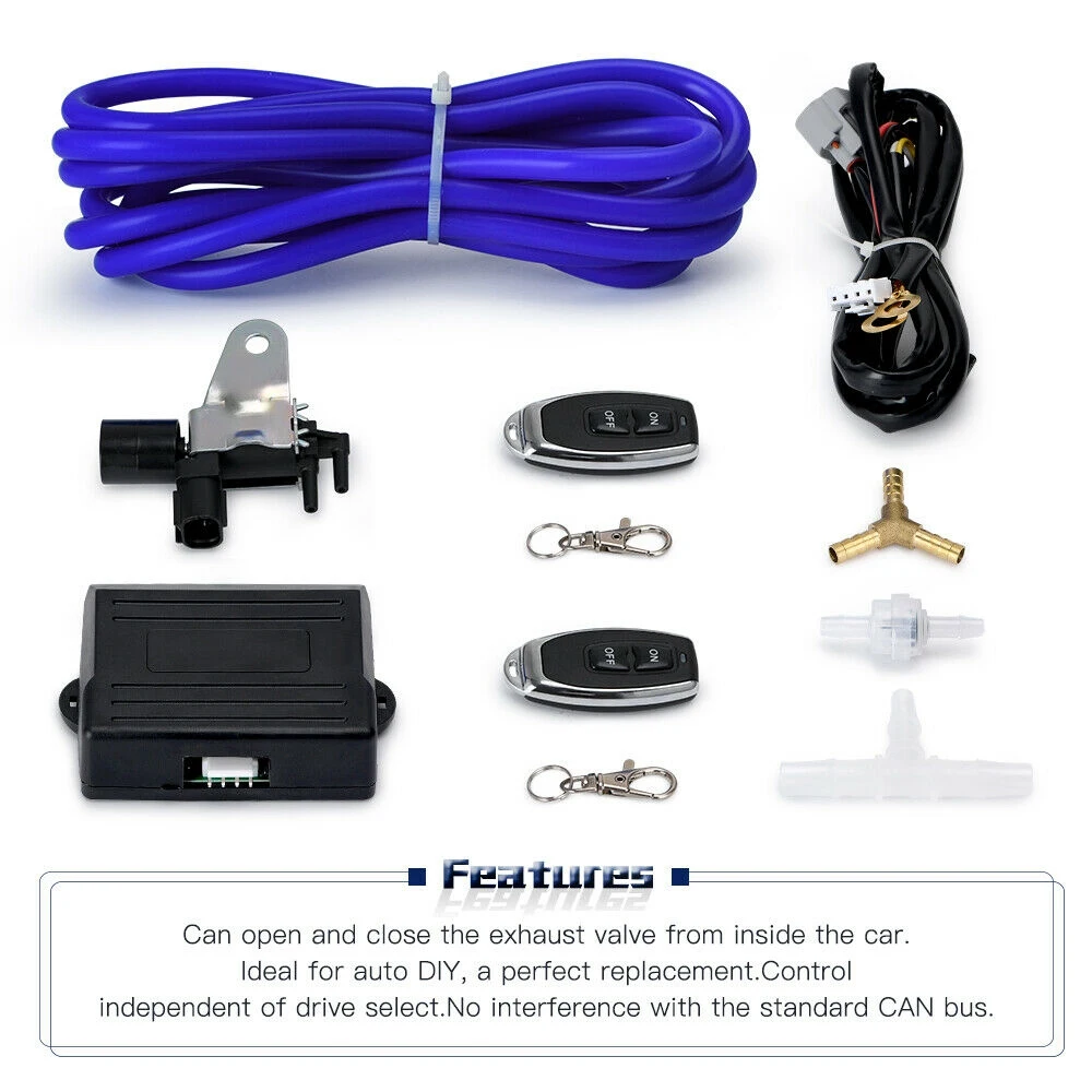 Efficient Car Wireless Remote Vacuum Exhaust Shut-Off Valve Vacuum Exhaust Pipe Valve Controller Set Suitable For - BMW-
Efficient Car Wireless Remote Vacuum Exhaust Shut-Off Valve Vacuum Exhaust Pipe Valve Controller Set Suitable For - BMW-