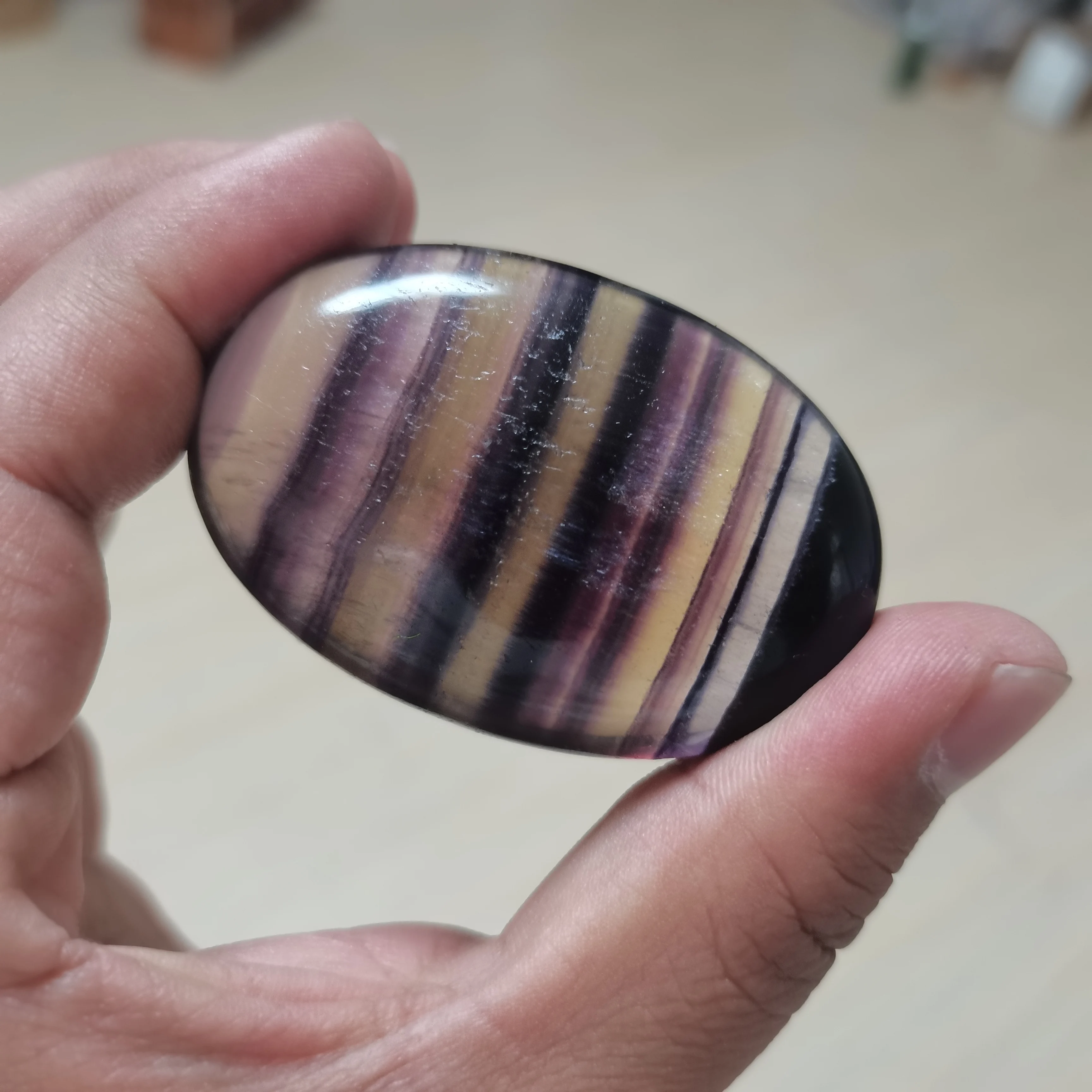 3pcs Natural Polished Colorful Purple Fluorite Stone Crystal Fluorite Palm Stone Crystals Reiki Healing
3pcs Natural Polished Colorful Purple Fluorite Stone Crystal Fluorite Palm Stone Crystals Reiki Healing