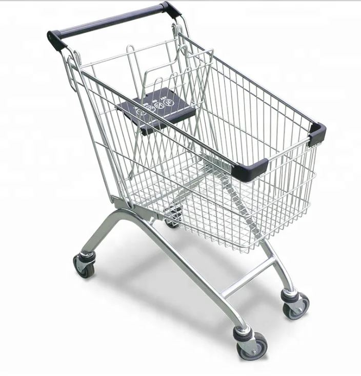 Colorful Supermarket Use Metal Pull Cart 100L Shopping Trolley
Colorful Supermarket Use Metal Pull Cart 100L Shopping Trolley