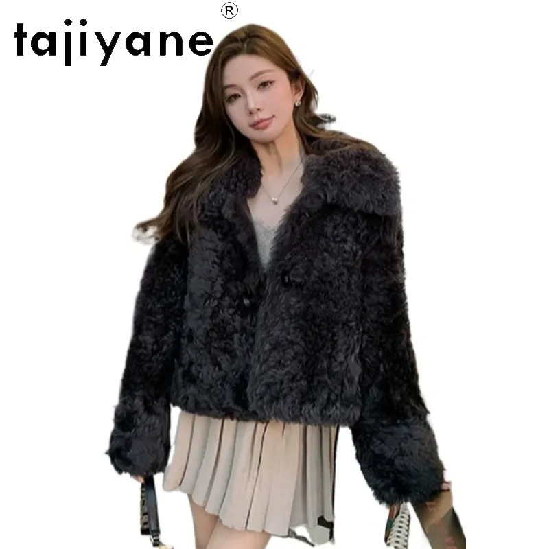 TAJIYANE Sheepskin Wool Double Faced Fur Coat Women Winter Coat High Quality Shearling Fur Jacket Thick Furry Tops Jackets Шуба
TAJIYANE Sheepskin Wool Double Faced Fur Coat Women Winter Coat High Quality Shearling Fur Jacket Thick Furry Tops Jackets Шуба