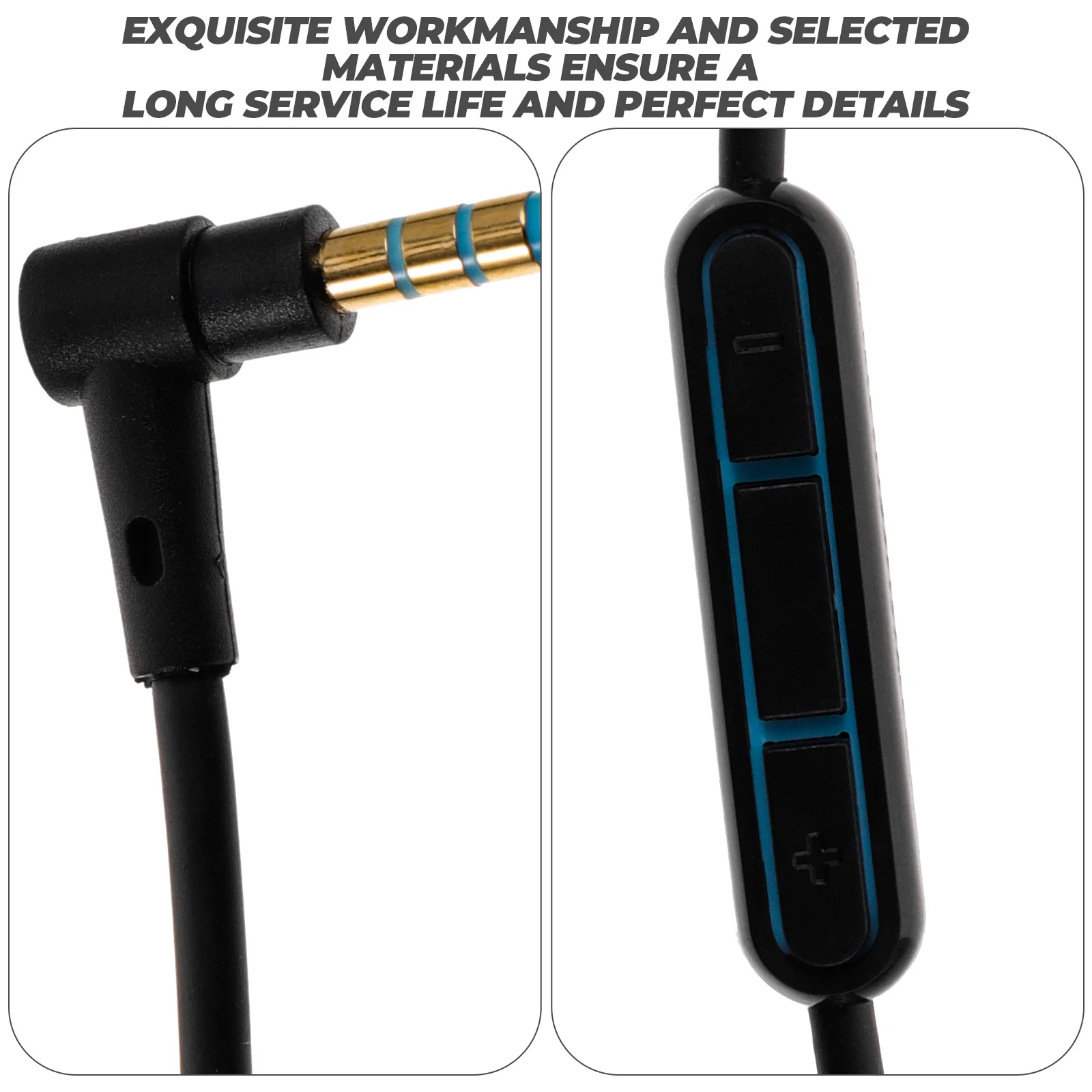 Universal Headphone Replacement Wire Noise Reduction Durable Long Length Earphone Line For Qc25I Headset Audio
Universal Headphone Replacement Wire Noise Reduction Durable Long Length Earphone Line For Qc25I Headset Audio