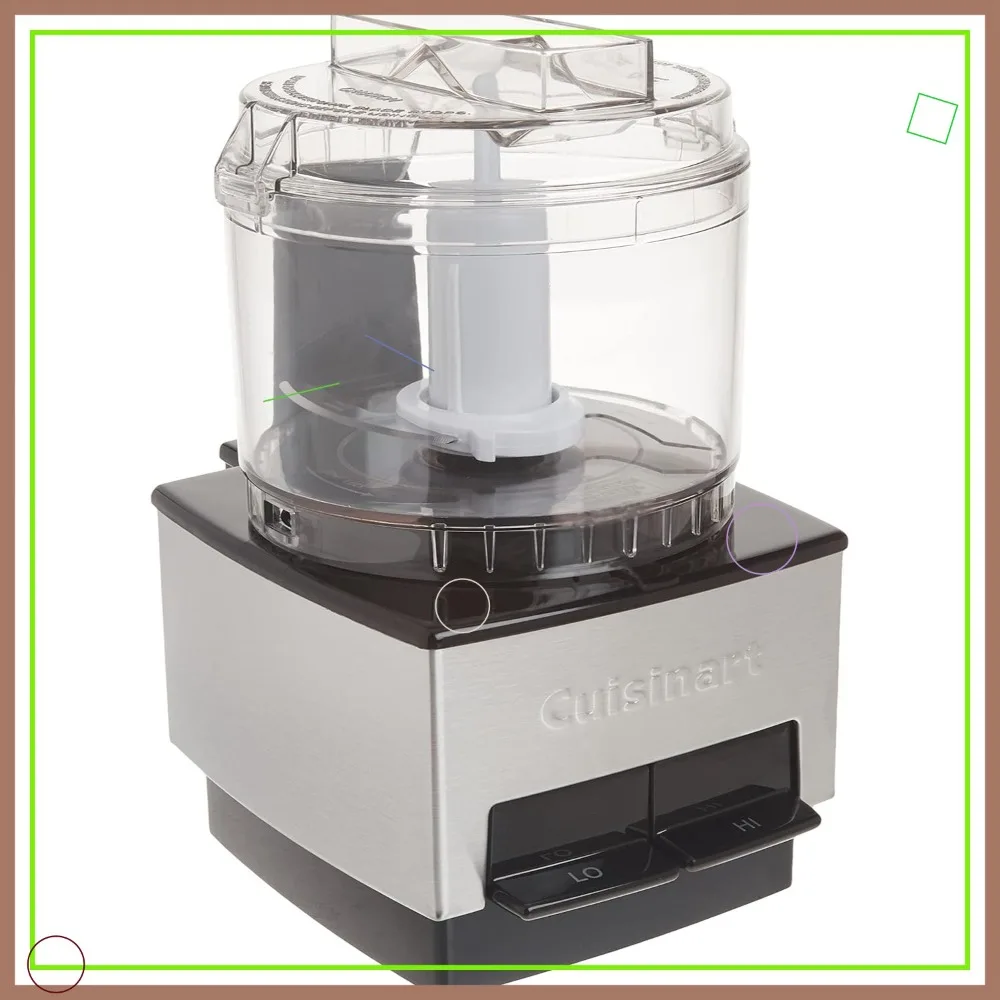 Compact Food Processor, 2.63 Cup Capacity, Silver Finish for Efficient Meal Prep
Compact Food Processor, 2.63 Cup Capacity, Silver Finish for Efficient Meal Prep