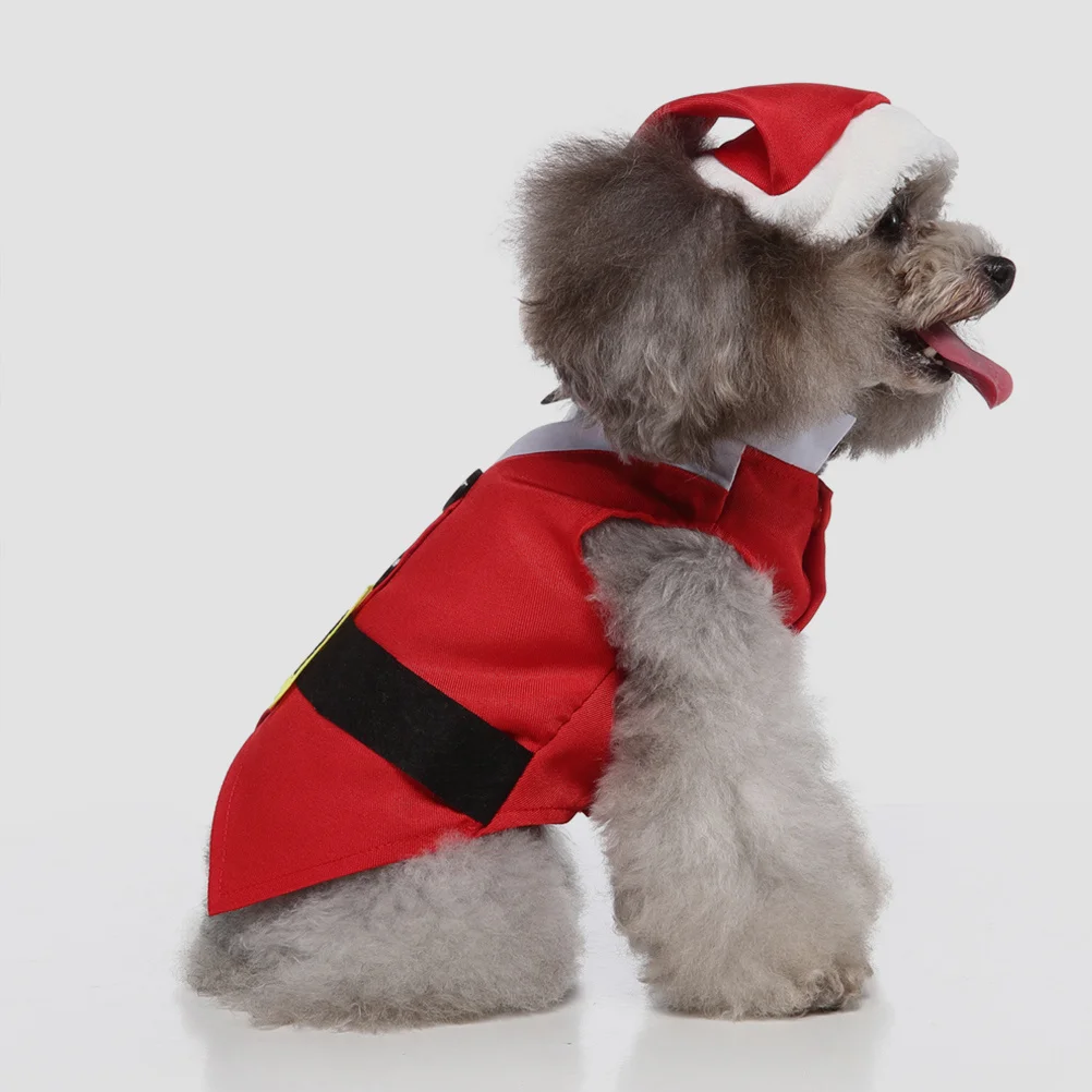 1Set Christmas Dog Clothes Soft Polyester Puppy Costume Warm Xmas Outfit Party Wear Clothes for Cat Dog Costume Set
1Set Christmas Dog Clothes Soft Polyester Puppy Costume Warm Xmas Outfit Party Wear Clothes for Cat Dog Costume Set