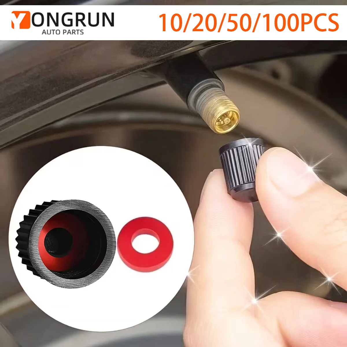 Универсальные колпачки для клапанов YONGRUN, 10/20/50/100 шт., черные пластиковые пылезащитные колпачки для автомобильных шин, подходят для автомобилей, велосипедов, грузовиков
Универсальные колпачки для клапанов YONGRUN, 10/20/50/100 шт., черные пластиковые пылезащитные колпачки для автомобильных шин, подходят для автомобилей, велосипедов, грузовиков