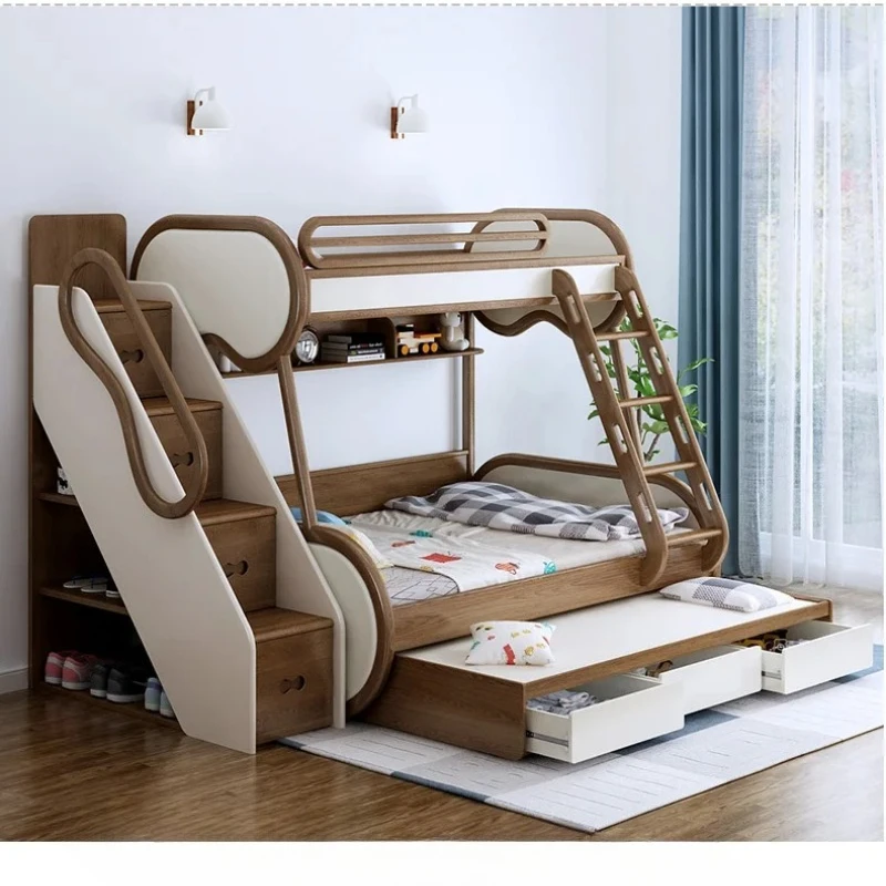 modern minimalist bedroom full solid wood high and low bed white wood soft bag upper and lower bed triple bed
modern minimalist bedroom full solid wood high and low bed white wood soft bag upper and lower bed triple bed