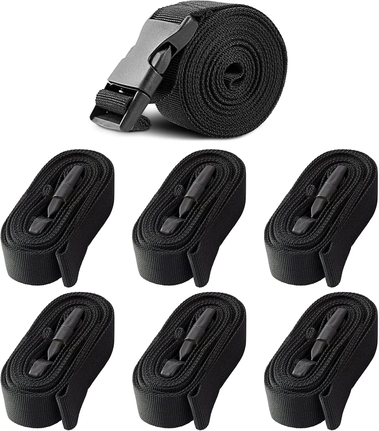 Heavy Duty Boat Cover Tie Down Straps 6 Pack 1"x96" Adjustable with Quick Release Buckle Black
Heavy Duty Boat Cover Tie Down Straps 6 Pack 1"x96" Adjustable with Quick Release Buckle Black