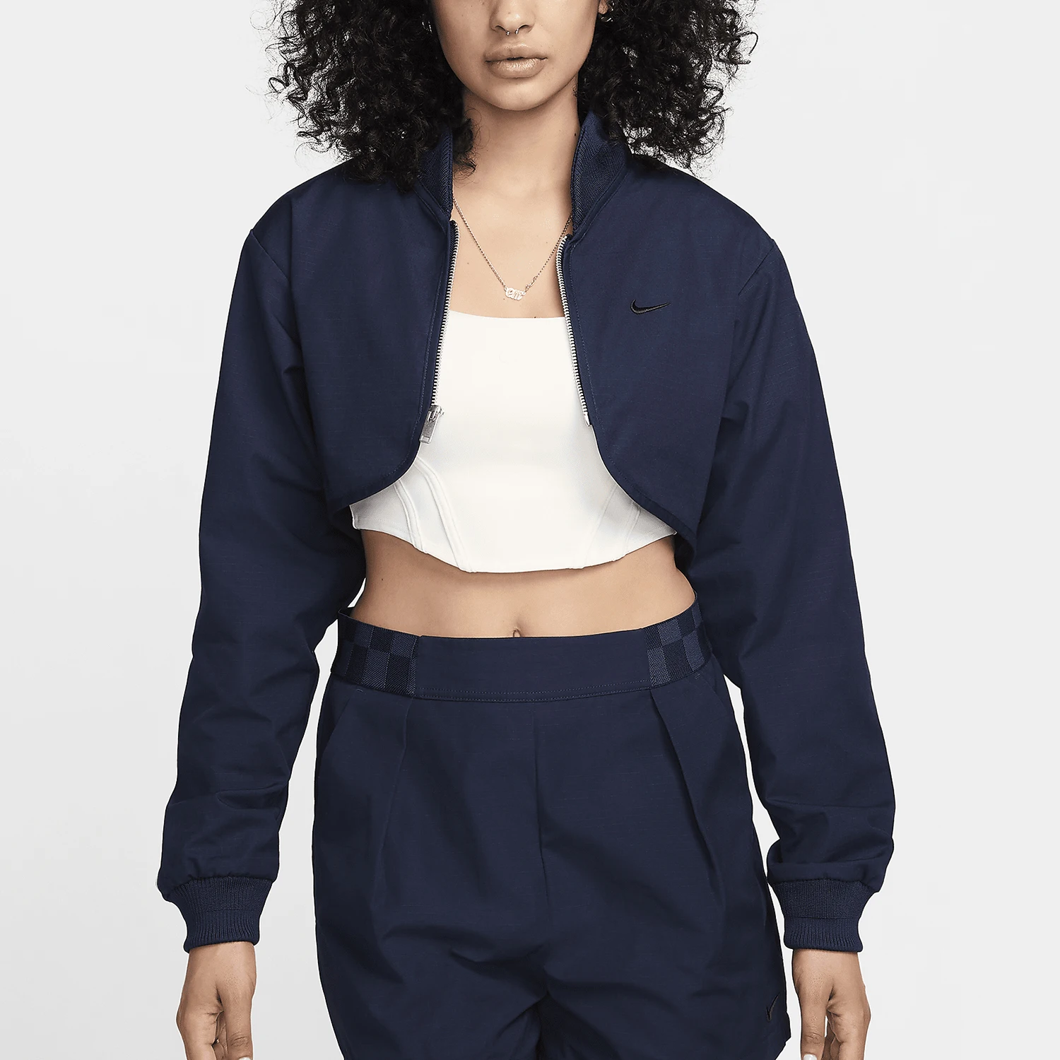 Nike Authentic Sportswear Women's Short Zipper Open Jacket FN2241-451
Nike Authentic Sportswear Women's Short Zipper Open Jacket FN2241-451