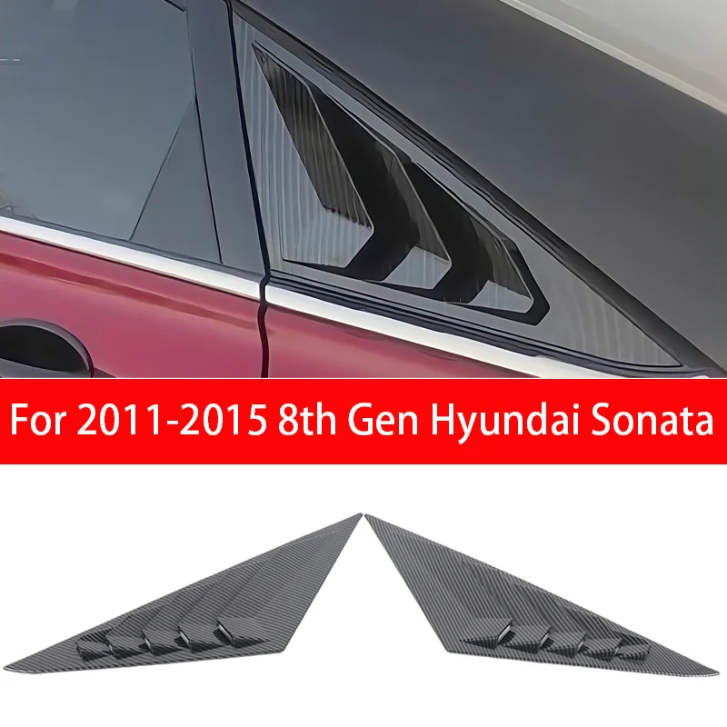 For Hyundai Sonata 8th 2011 2012 2013 2014 2015 Car Rear Louver Window Side Shutter Cover Trim Sticker Vent Scoop Carbon Fiber
For Hyundai Sonata 8th 2011 2012 2013 2014 2015 Car Rear Louver Window Side Shutter Cover Trim Sticker Vent Scoop Carbon Fiber