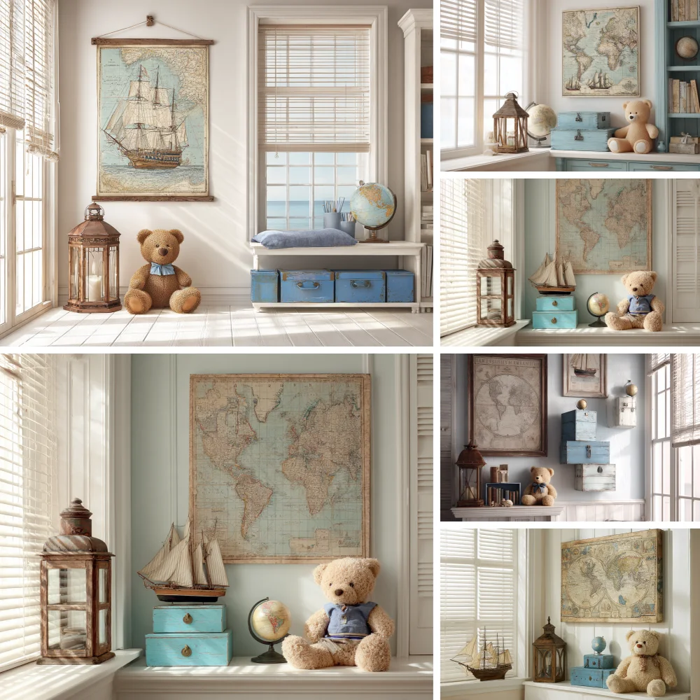 Photography Backgrounds Adventure Travel Kids Birthday Cake Smash Photo Backsdrops Bedroom Cute Bear Map Decor Props
Photography Backgrounds Adventure Travel Kids Birthday Cake Smash Photo Backsdrops Bedroom Cute Bear Map Decor Props