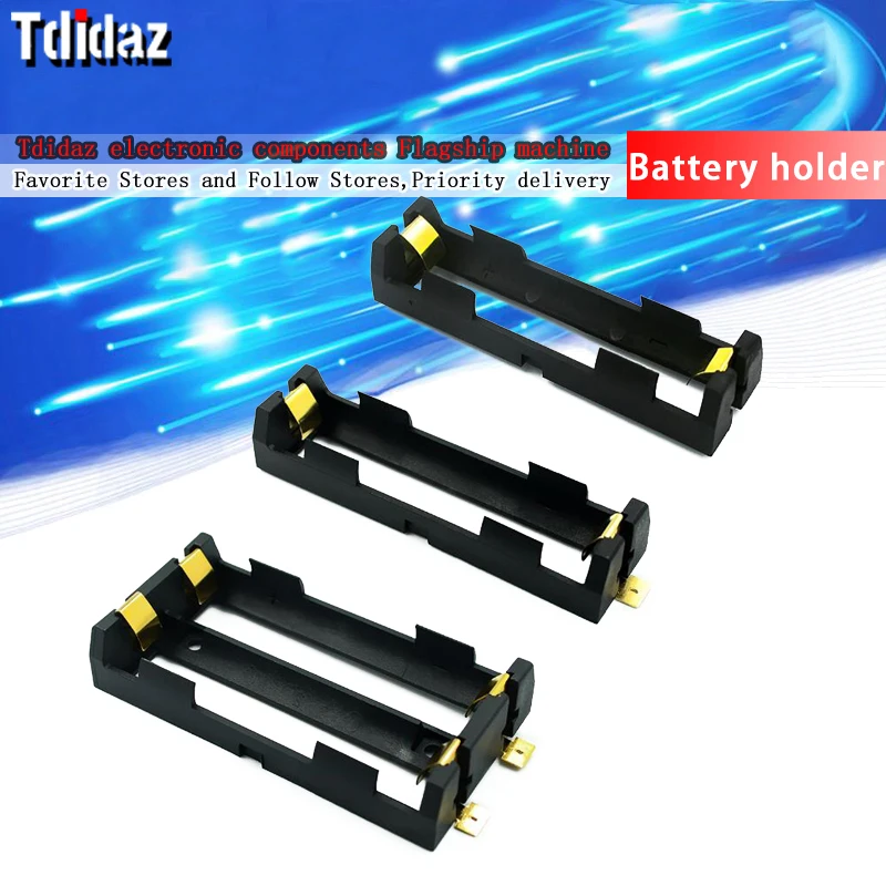 1x 2x 18650 Battery Holder Smd Smt Batteries Case Storage Box with Bronze Pins 1/2 Slot 2*18650 Rechargeable Battery Shell
1x 2x 18650 Battery Holder Smd Smt Batteries Case Storage Box with Bronze Pins 1/2 Slot 2*18650 Rechargeable Battery Shell