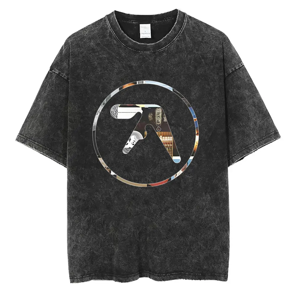 Washed Vintage Aphex Twin Album Cover T Shirt Men Women Fashion Oversized T-shirt Men's Casual Cotton Retro T-shirts Streetwear
Washed Vintage Aphex Twin Album Cover T Shirt Men Women Fashion Oversized T-shirt Men's Casual Cotton Retro T-shirts Streetwear