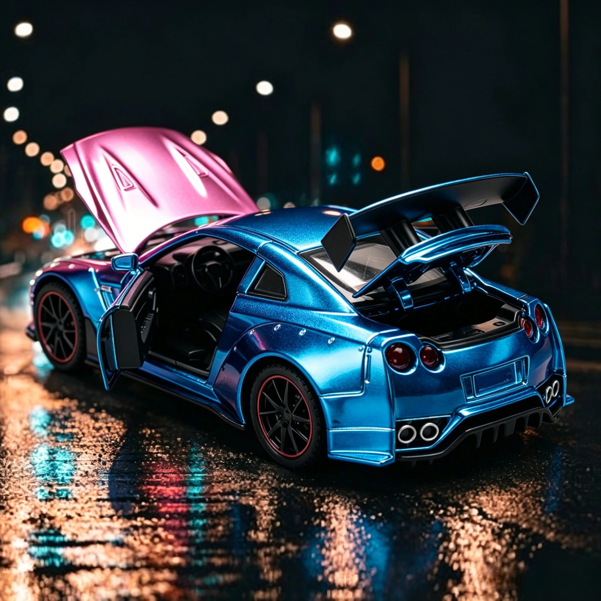 1:32 GTR Skyline Sports Car Simulation Diecast Car Metal Alloy Model Car Sound Light Toys Collection Gifts
1:32 GTR Skyline Sports Car Simulation Diecast Car Metal Alloy Model Car Sound Light Toys Collection Gifts