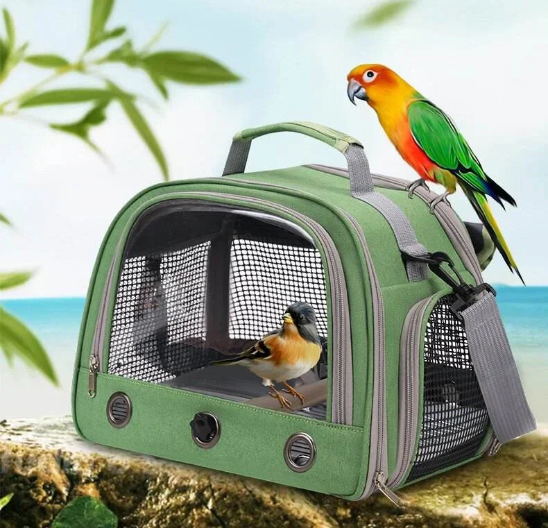 Wholesale Multi-color Parrot Bag Bird Bag Out of Hand-held Single Shoulder Breathable Bird Cage Porous Portable Bag
Wholesale Multi-color Parrot Bag Bird Bag Out of Hand-held Single Shoulder Breathable Bird Cage Porous Portable Bag