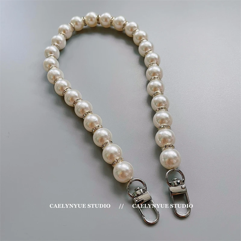 Handmade Bag Chain for Handbag Handles DIY purse Pearl Strap Replacement for Shoulder Bags Straps Pearl Belt Bag Accessories
Handmade Bag Chain for Handbag Handles DIY purse Pearl Strap Replacement for Shoulder Bags Straps Pearl Belt Bag Accessories
