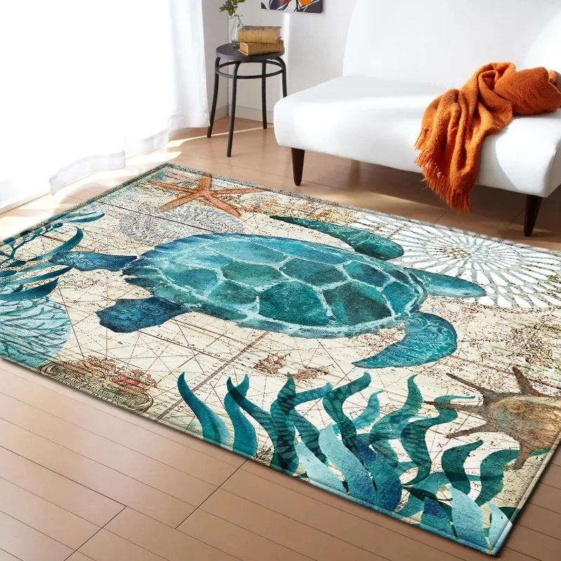 Sea Turtle 3D Print Large Carpet Marine Animal Series Area Rugs Living Room Non-slip Mat Home Decorative Kids Play Bedroom Rug
Sea Turtle 3D Print Large Carpet Marine Animal Series Area Rugs Living Room Non-slip Mat Home Decorative Kids Play Bedroom Rug