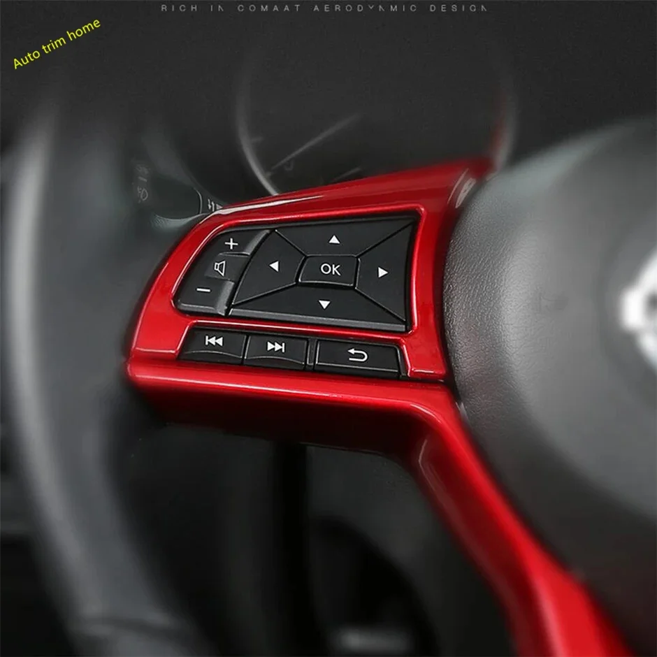 Auto Steering Wheel Decor Button Frame Cover Trim For Nissan Altima / Teana 2019 - 2024 ABS Matte Red Carbon Fiber Accessories
Auto Steering Wheel Decor Button Frame Cover Trim For Nissan Altima / Teana 2019 - 2024 ABS Matte Red Carbon Fiber Accessories