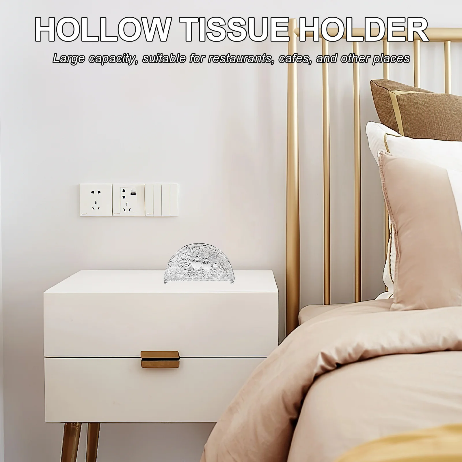 Vintage Paper Towel Holder Metal Hollow Design Large Capacity for Restaurant Cafe Hotel Decorative Napkin Organizer Stand
Vintage Paper Towel Holder Metal Hollow Design Large Capacity for Restaurant Cafe Hotel Decorative Napkin Organizer Stand