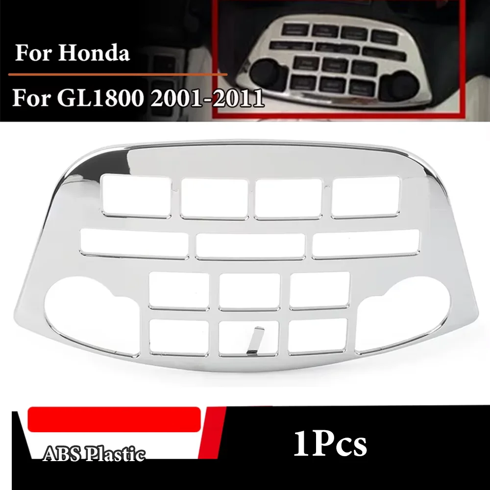 GL1800 Motorcycle Radio Accent Panel Chrome Control Fairing Accent For Honda Goldwing GL 1800 Gold wing 2001-2011
GL1800 Motorcycle Radio Accent Panel Chrome Control Fairing Accent For Honda Goldwing GL 1800 Gold wing 2001-2011