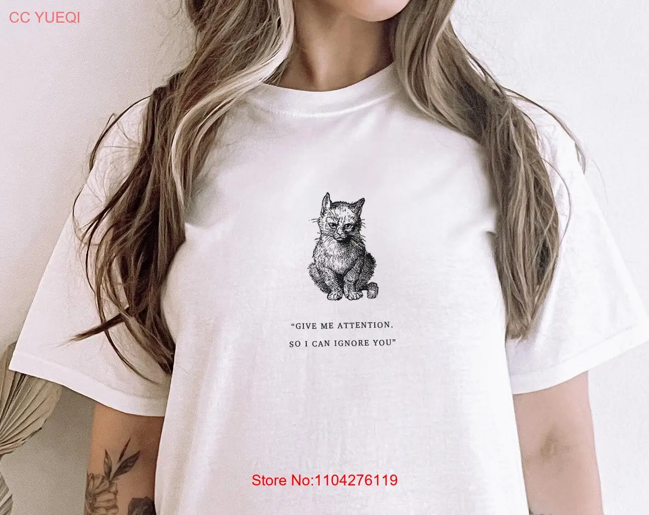 Give Me Attention So I Can Ignore You Funny Cat T shirt Silly Lovers s for Angry long or short sleeves
Give Me Attention So I Can Ignore You Funny Cat T shirt Silly Lovers s for Angry long or short sleeves