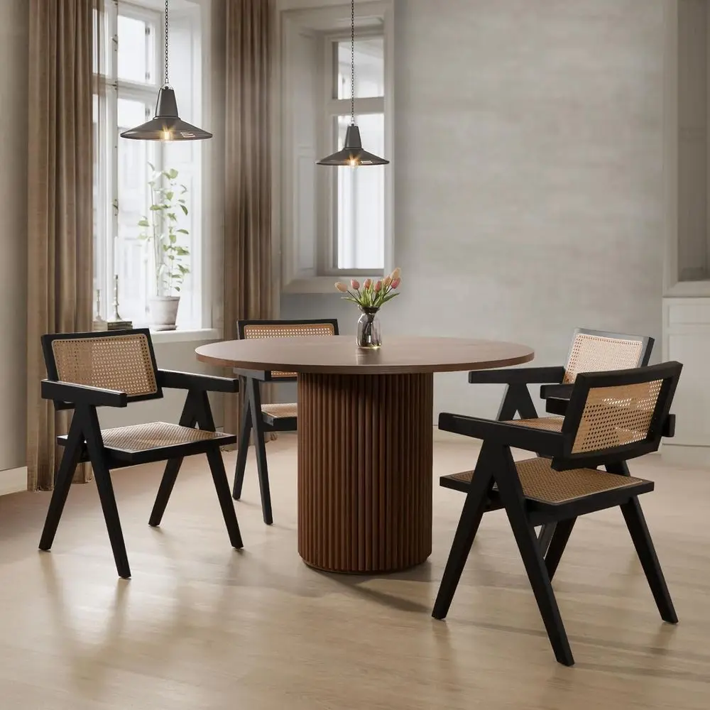 40 Walnut Round Dining Table, 40 Diameter x 29.9 Height
40 Walnut Round Dining Table, 40 Diameter x 29.9 Height