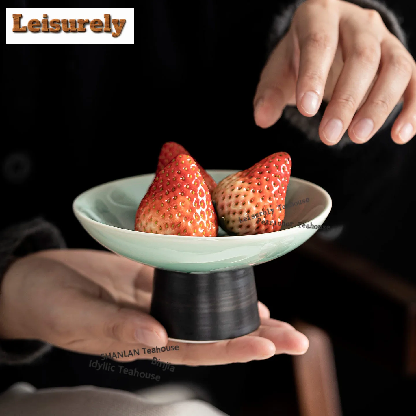 Crystal Glaze Kiln Fambe High Foot Fruit Dishes Ancient Pastry Plate Dim Sum Plate Household Sharing Plate Tea Items Gift Craft
Crystal Glaze Kiln Fambe High Foot Fruit Dishes Ancient Pastry Plate Dim Sum Plate Household Sharing Plate Tea Items Gift Craft