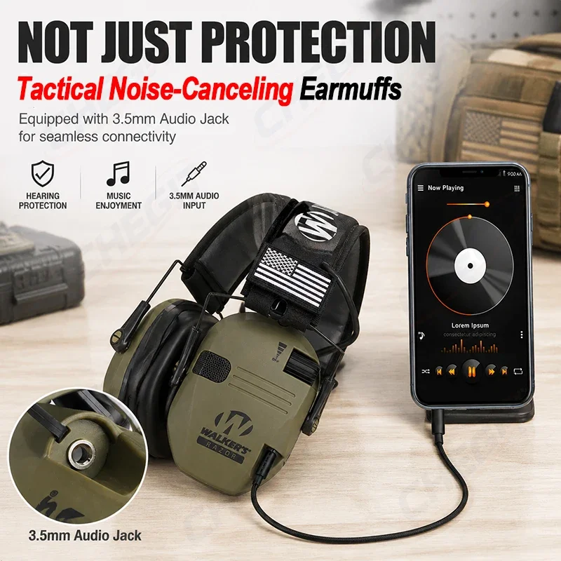 W1 Tactical Security Protection Headphones Outdoor Sports 23dB Anti Noise Headset Hearing Hunting Ear Headset Foldable
W1 Tactical Security Protection Headphones Outdoor Sports 23dB Anti Noise Headset Hearing Hunting Ear Headset Foldable