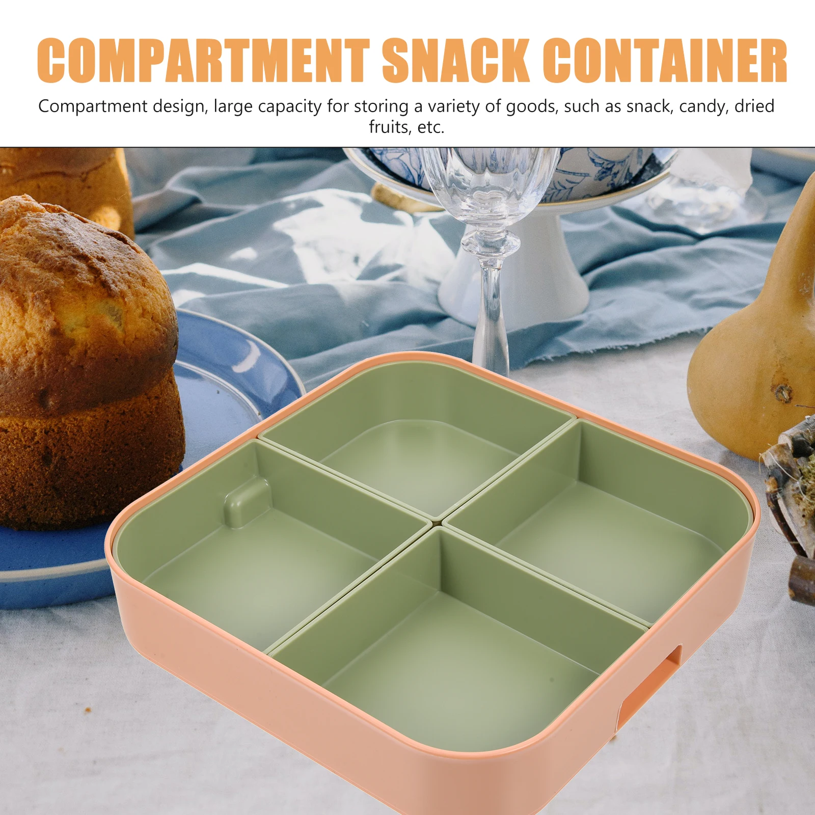 Plastic Snack Fruit Tray C Storage Container Light Green Dried Fruits Nuts Compartment Kitchen Picnic Wedding Gifts
Plastic Snack Fruit Tray C Storage Container Light Green Dried Fruits Nuts Compartment Kitchen Picnic Wedding Gifts