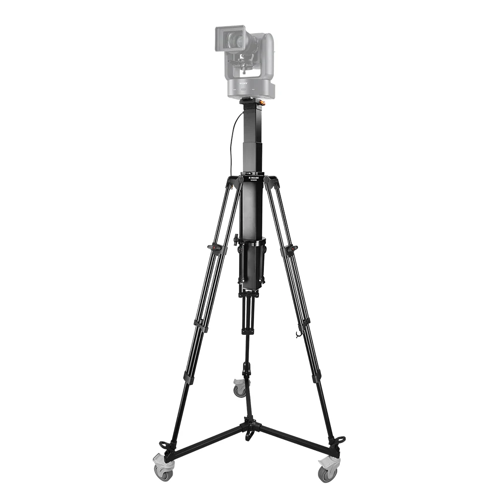 Motorized Elevation Tripod System with Electric Motor and Remote Controller Max.Payload 30kg for PTZ Camera