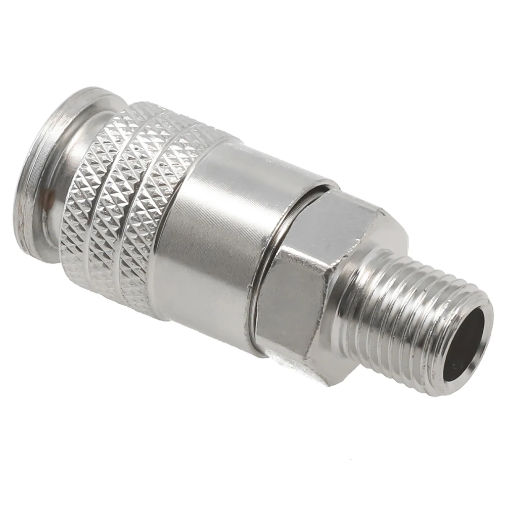 Connector Pneumatic Fitting Parts Quick Connector Replacement Metal 53mm Accessories EU Standard For Air Compressor
Connector Pneumatic Fitting Parts Quick Connector Replacement Metal 53mm Accessories EU Standard For Air Compressor