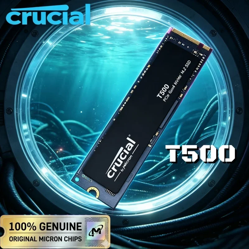 OEM Crucial T500 1TB M.2 2280 PCIe4 NVMe Gaming SSD Up To 7300MB/s Gen4 X4 Solid State Drive For PS5 Laptop DIY Desktop Computer
OEM Crucial T500 1TB M.2 2280 PCIe4 NVMe Gaming SSD Up To 7300MB/s Gen4 X4 Solid State Drive For PS5 Laptop DIY Desktop Computer