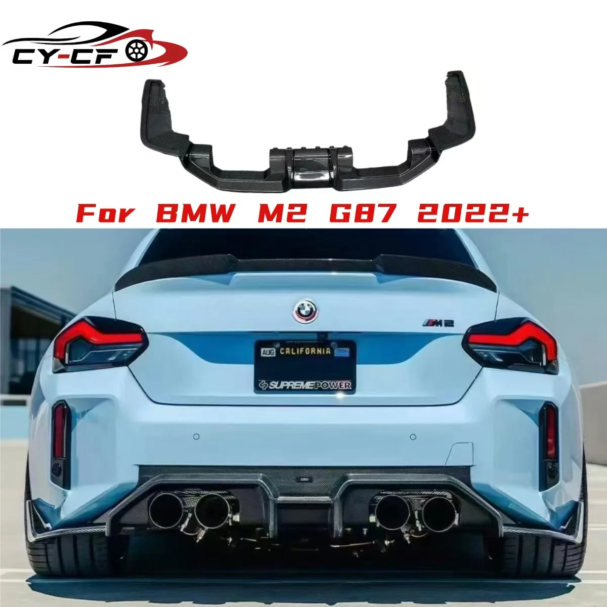 High Quality AD Style Dry Carbon Fiber For BMW M2 G87 Rear Diffuser Bumper Spoiler Body kit
High Quality AD Style Dry Carbon Fiber For BMW M2 G87 Rear Diffuser Bumper Spoiler Body kit