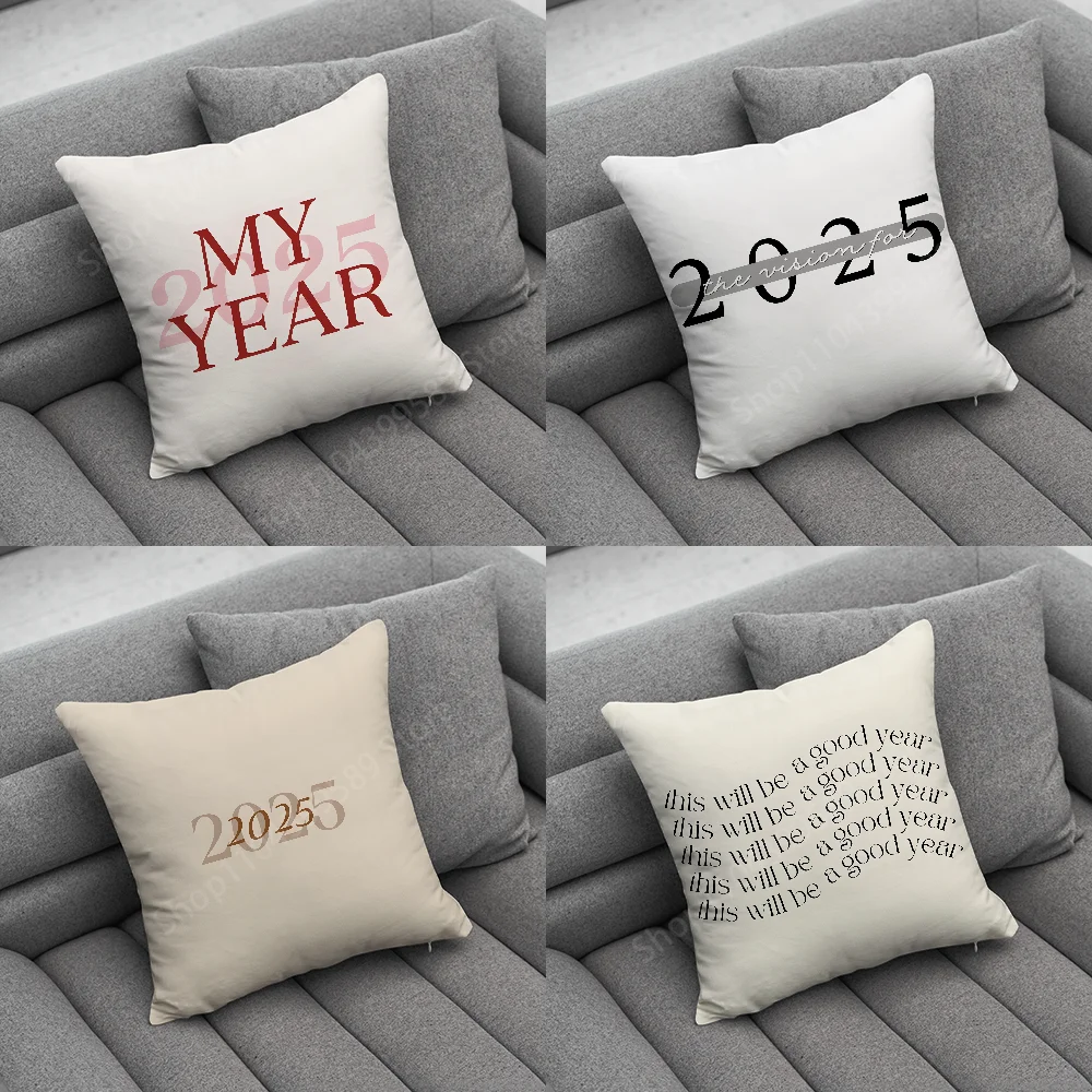 2025 New Year Pillow Case Soft Cushion Cases for Farmhouse Sofa Decor Home Decorations and Protector
2025 New Year Pillow Case Soft Cushion Cases for Farmhouse Sofa Decor Home Decorations and Protector
