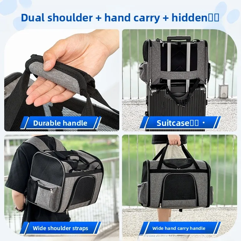 Large Capaci Dog Bapa Portable Outing Breathable Teddy Warm Dual-oulder Handheld Two-In-One Pet Bag
Large Capaci Dog Bapa Portable Outing Breathable Teddy Warm Dual-oulder Handheld Two-In-One Pet Bag