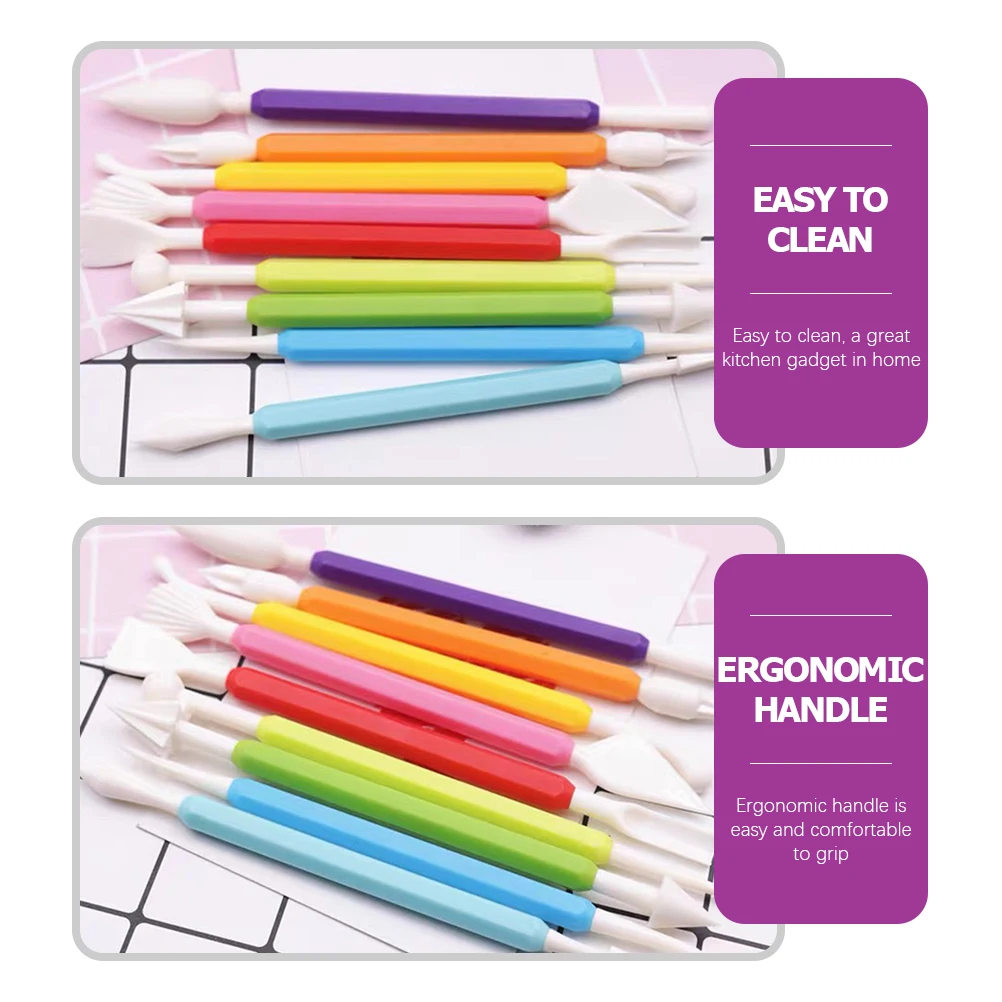 9pcs Baking Tool Set Fondant Tools Cake Molding Sculpting Decorating Kitchen Gadgets PP Material Home Restaurant
9pcs Baking Tool Set Fondant Tools Cake Molding Sculpting Decorating Kitchen Gadgets PP Material Home Restaurant
